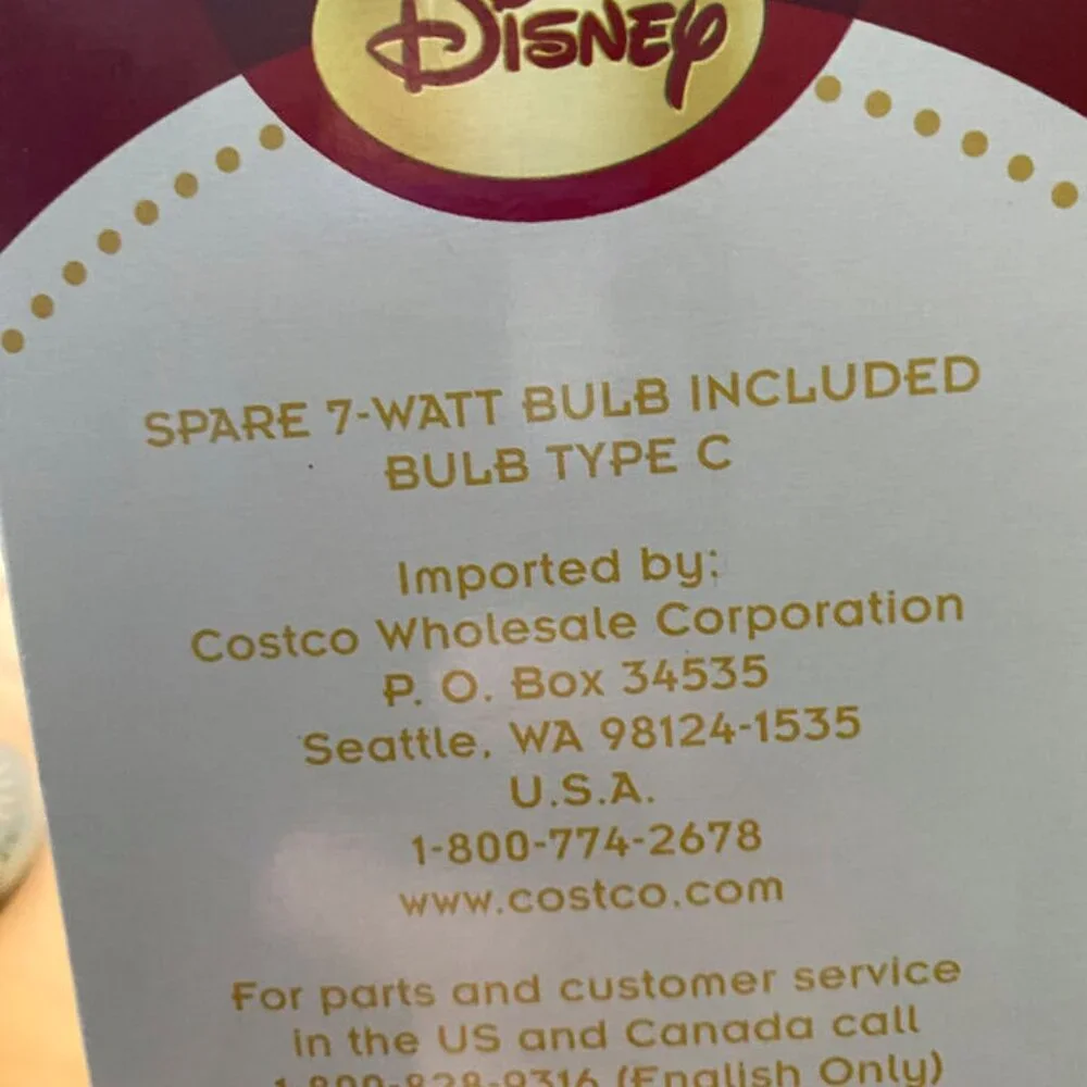Disney Pluto Holiday Nightlight Christmas Dog House Decoration Glitter NEW!